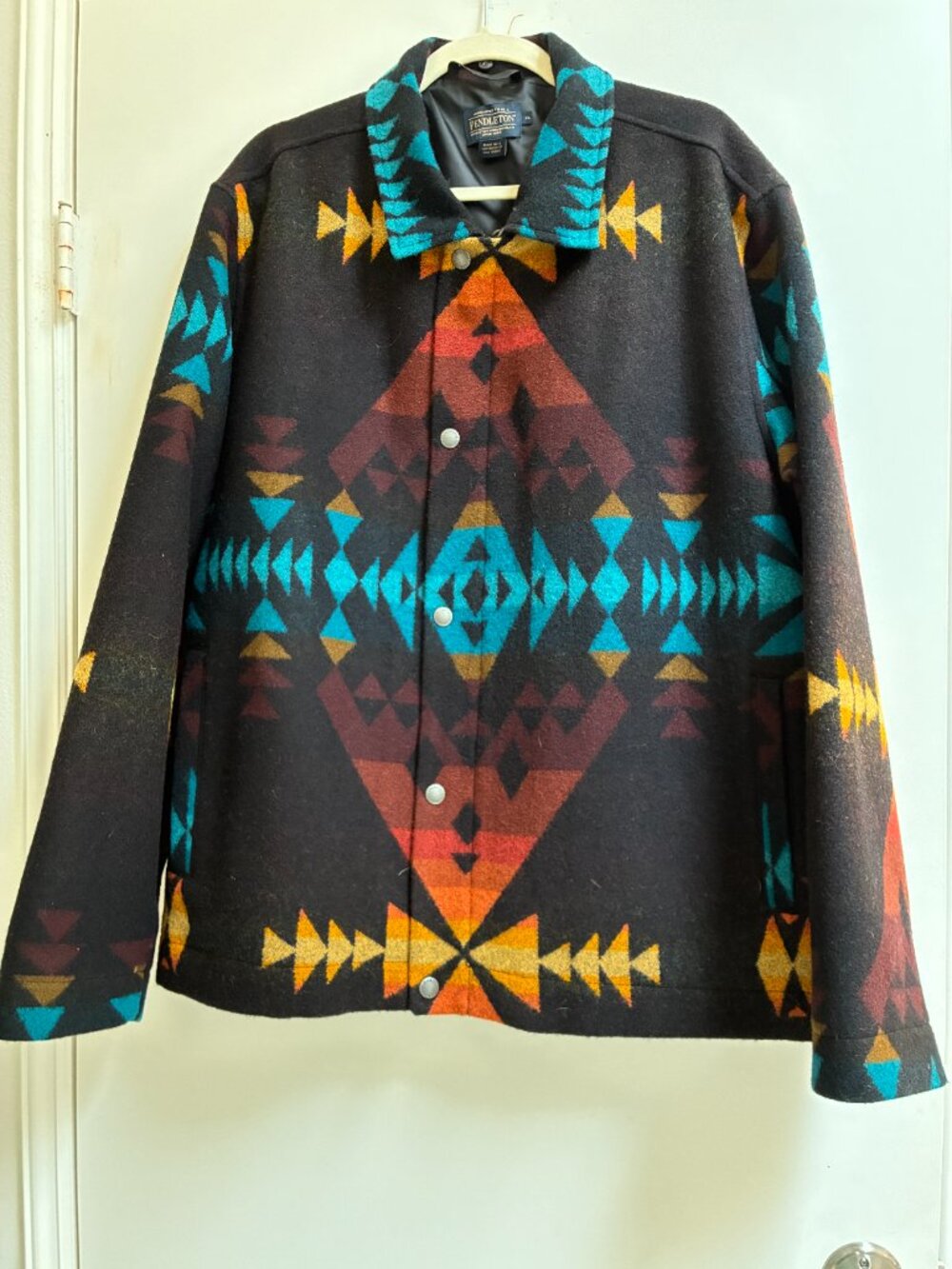 Men's Pendleton Silverton Wool Diamond Peak Coat - XL - Picture 3 of 14